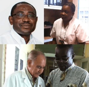 Br. Patrick Nshamde, Sr. Chantal, Br. George Comby, Br. Miguel Pajares