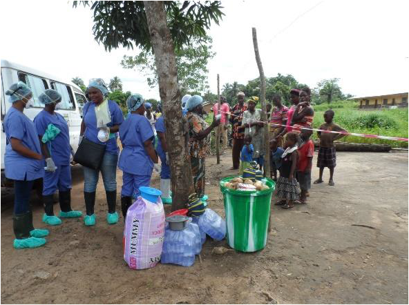 Port Loko District Health Management team