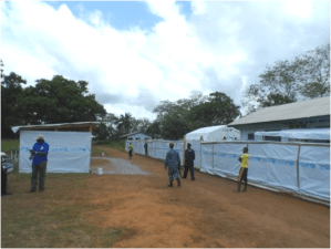 This centre is established by WHO and supported by the Port Loko District Health Management team.