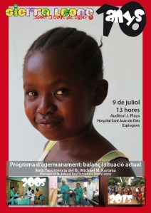 10 años del programa de Hemanamiento con Sierra Leone