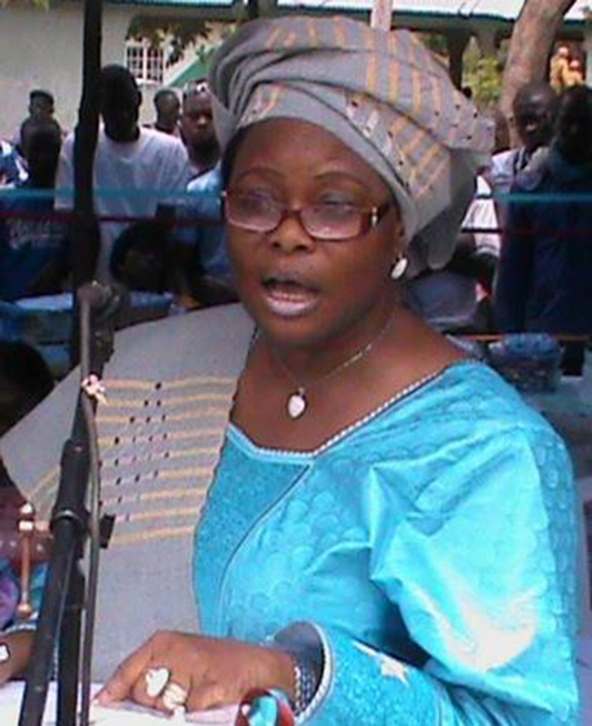 Chief Nursing and Midwifery Officer, Matron Hossinatu Koroma