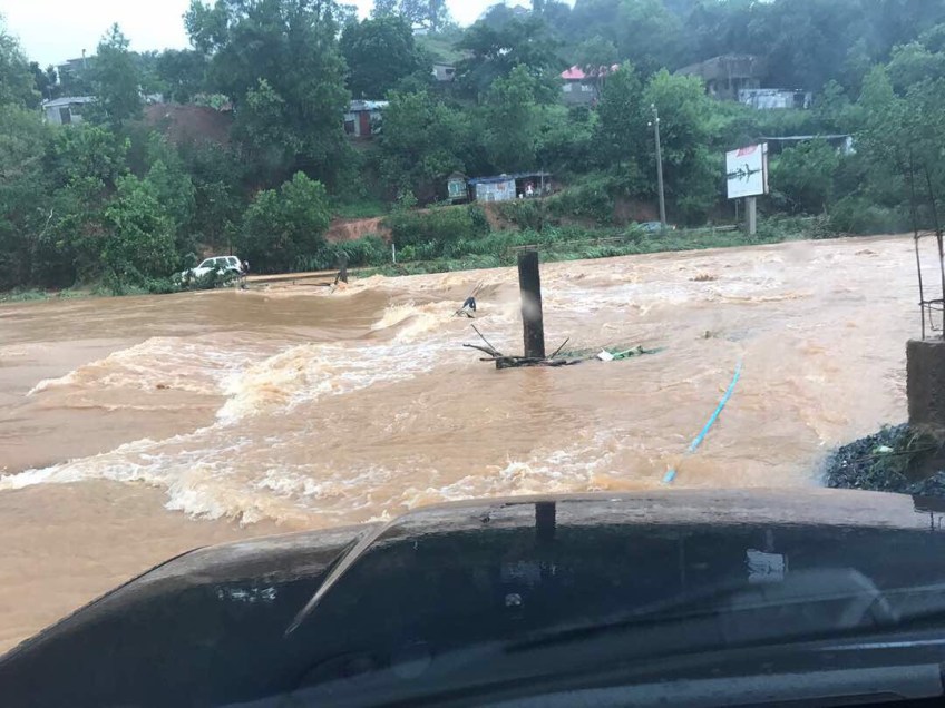 Landslide flood in Sierra Leone