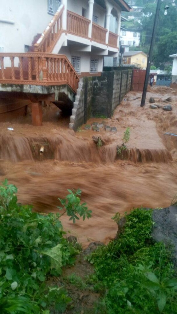 Landslide flood in Sierra Leone