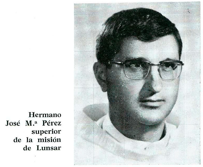 Hno. José Ma. Pérez, superior de la misión de Lunsar.