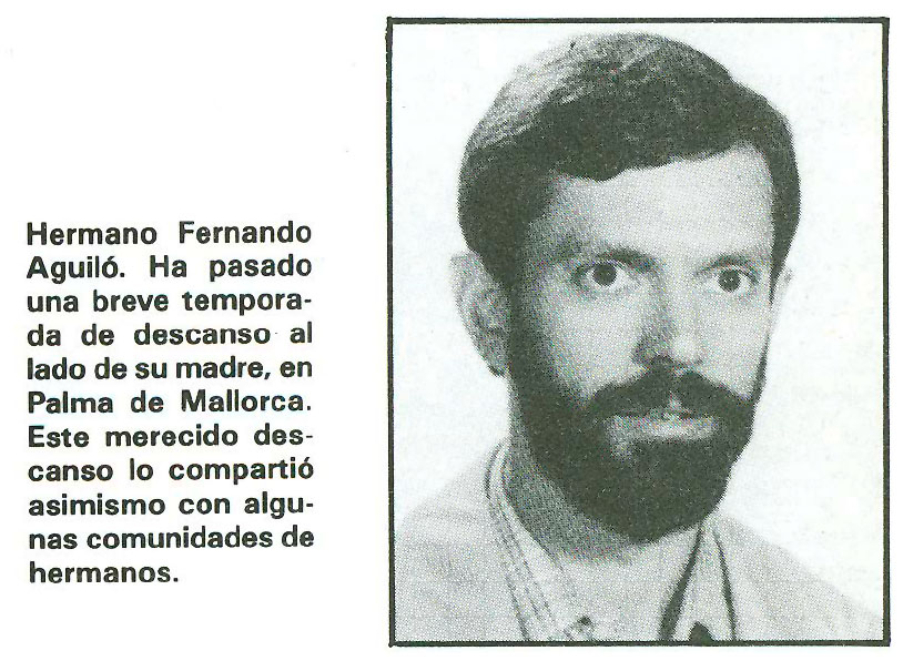Hermano Fernando Aguiló.