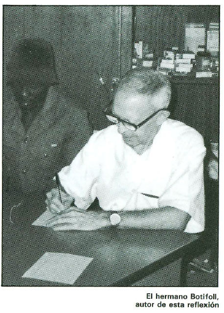 El Hno. Botifoll, autor de esta reflexión.