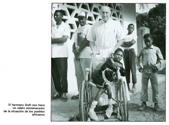 El hermano Goñi nos hace un relato estremecedor de la situación de los pueblos africanos.