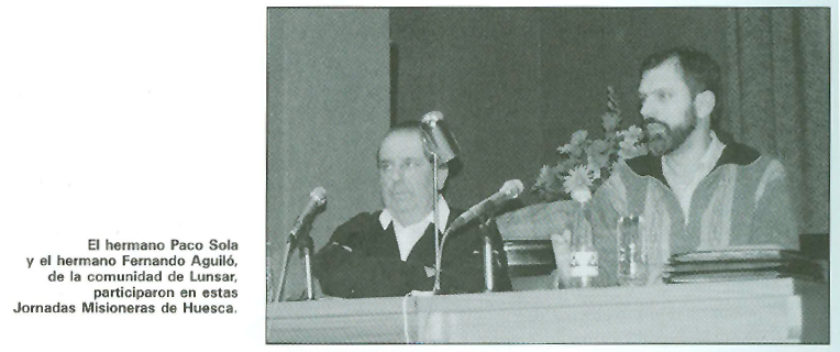 Jornadas misioneras de Huesca