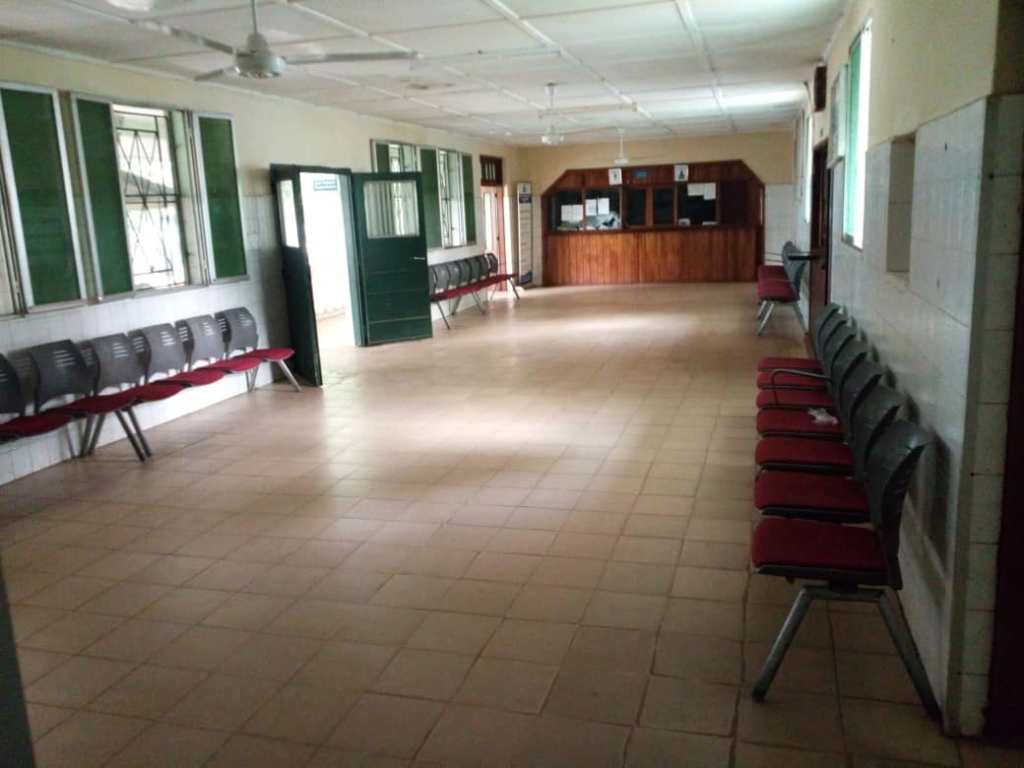 El hospital de Mabesseneh esta casi vacío