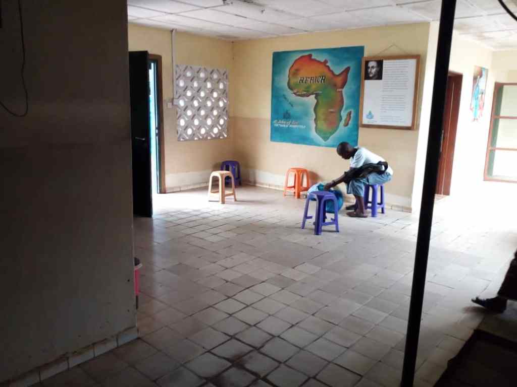 El hospital de Mabesseneh esta casi vacío