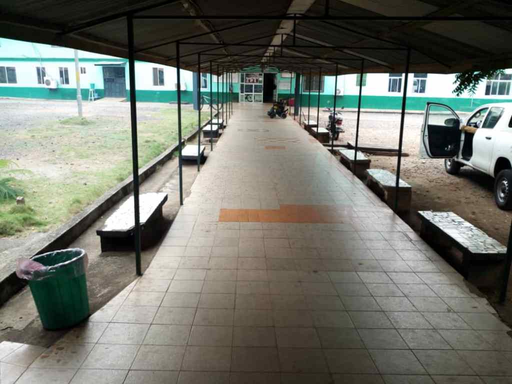 El hospital de Mabesseneh esta casi vacío