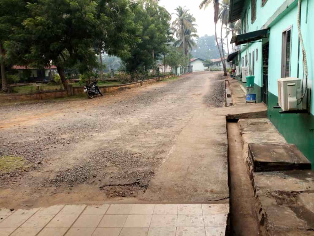 El hospital de Mabesseneh esta casi vacío
