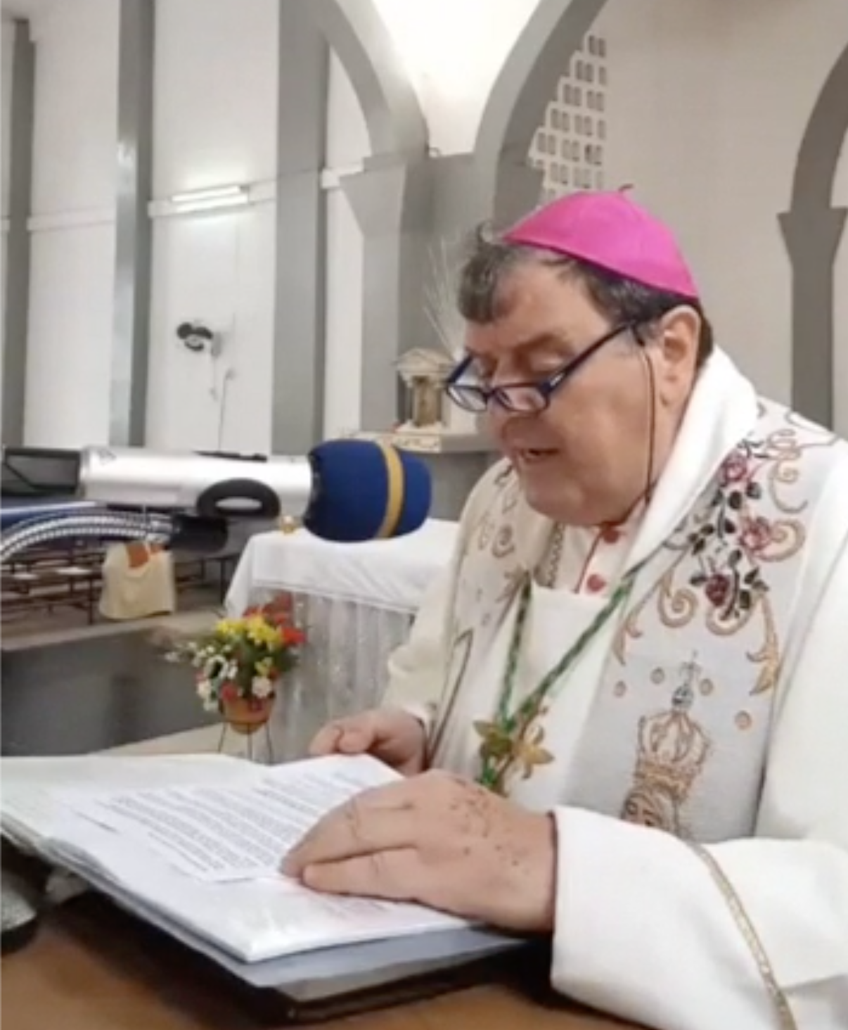 Administrador Apostólico de la Diócesis de Makeni Mns. Natale Paganelli