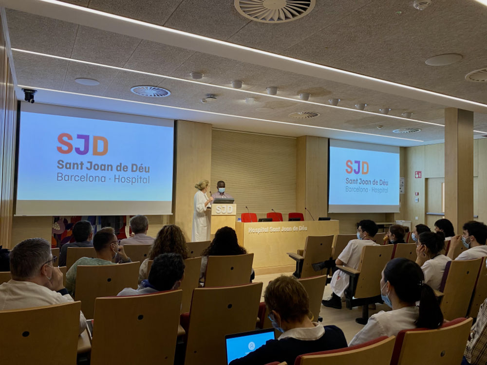 Otros momentos de la presentación del Hno. Michael