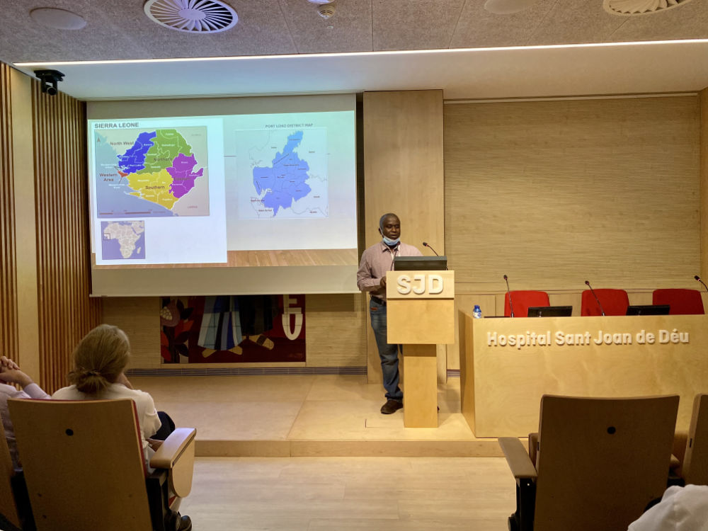 Otros momentos de la presentación del Hno. Michael