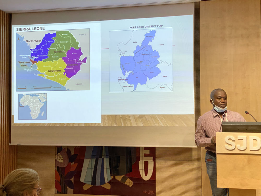 Otros momentos de la presentación del Hno. Michael