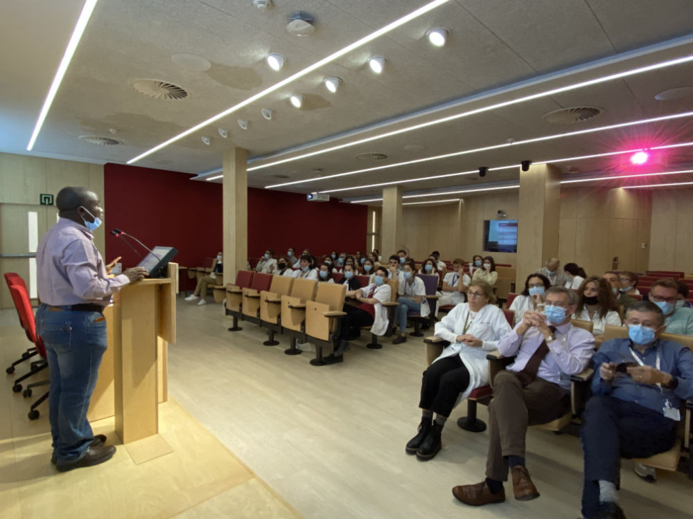 Otros momentos de la presentación del Hno. Michael