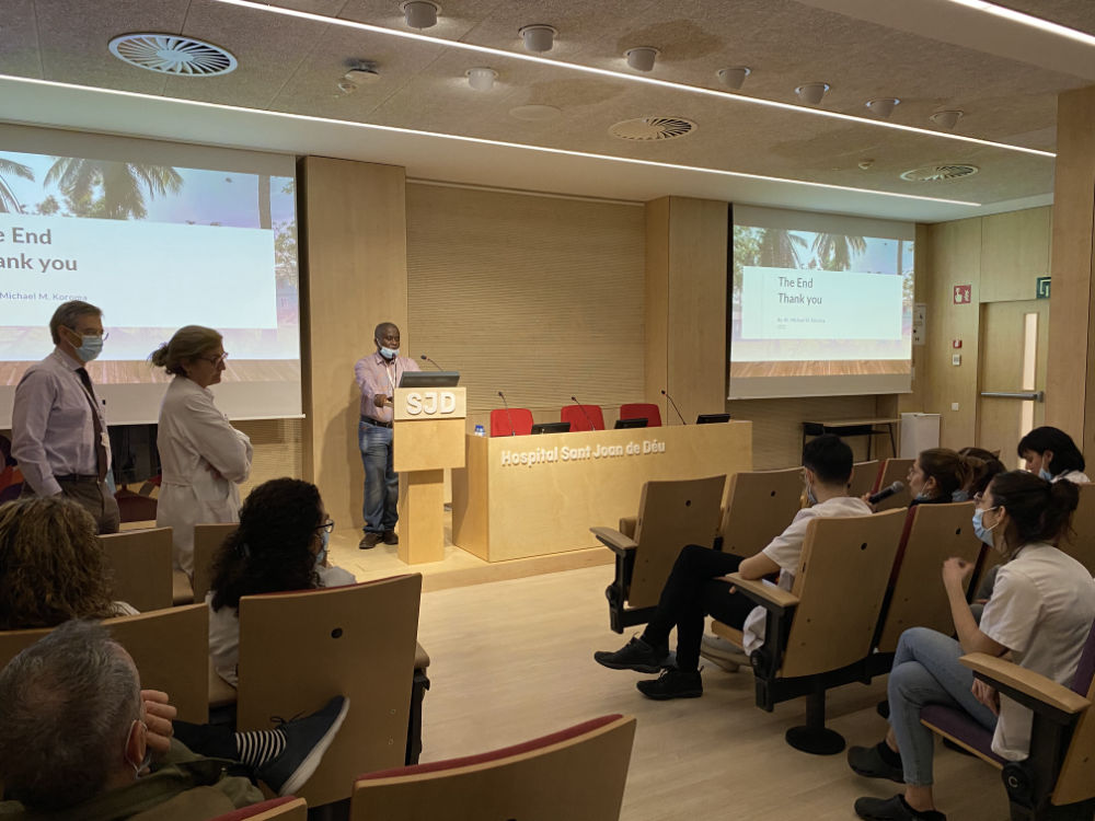 Otros momentos de la presentación del Hno. Michael