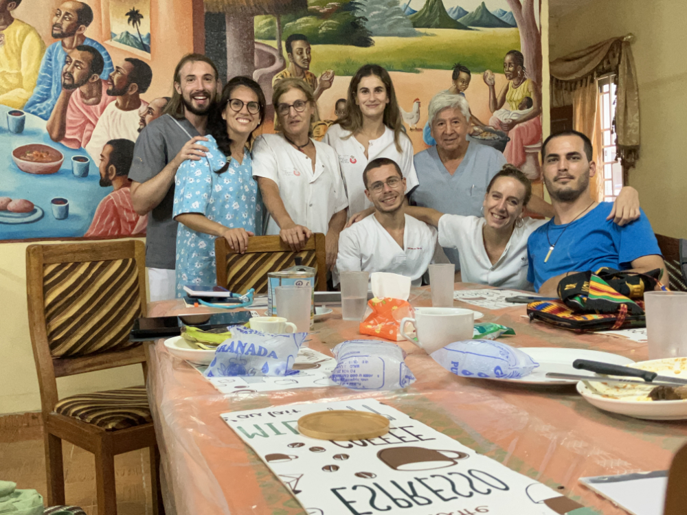 Tuvimos ocasión de conocer y relacionarnos con cooperantes de otras áreas